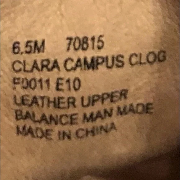 Frye Clara Campus Clogs Leather, Cognac, Sz 6.5- EUC- LIKE NEW - Picture 9 of 12